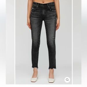 Moussy Vintage Checotah Skinny Jeans in
Black Sz 25